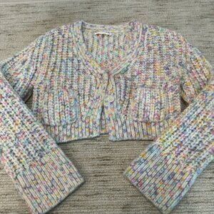 LoveShackFancy Cropped Sweater